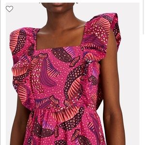 Farm Rio wild bananas midi dress